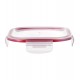 Pote Hermético 370ml 14,5cm De Comprimento Retangular Vidro Borossilicato Com Tampa